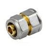 Муфта МП латунь никель обжим Дн 26х3/4" ВР ГОСТ 32415-2013 7002 Aquasfera 7002-05