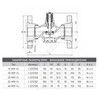 Клапан регулирующий чугун Clorius M1F-FL односедельный Ду 32 Ру16 фл Kvs=16м3/ч BROEN 1-2212161 RU, миниатюра — 3