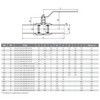Кран шаровой сталь газ КШ.Ц.П.GAS Ду 50 Ру40 п/привар L=270мм LD КШ.Ц.П.GAS.050.040.Н/П.02 — 3