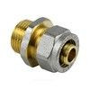 Муфта МП латунь никель обжим Дн 16х1/2" НР ГОСТ 32415-2013 7001 Aquasfera 7001-01 — 7