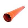 Труба НПВХ с раструбом коричневая Дн 200х4,9 б/нап L=6,0м в/к KGEM SN4 Ostendorf 223060, миниатюра — 1
